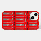 British Red Theme London Phone Booth Case-Mate iPhone Case (Achterkant (horizontaal))