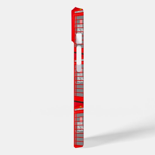 British Red Theme London Phone Booth Case-Mate iPhone Case (Achterkant / Links)