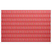British Red Theme London Phone Booth Fabric Stof (Yard (91,4 cm))