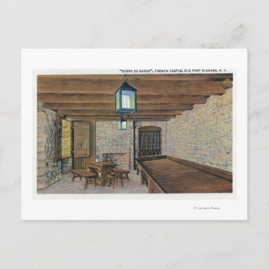 British Redoubt, Franse Barracks, Powder Magazin Briefkaart (Voorkant)