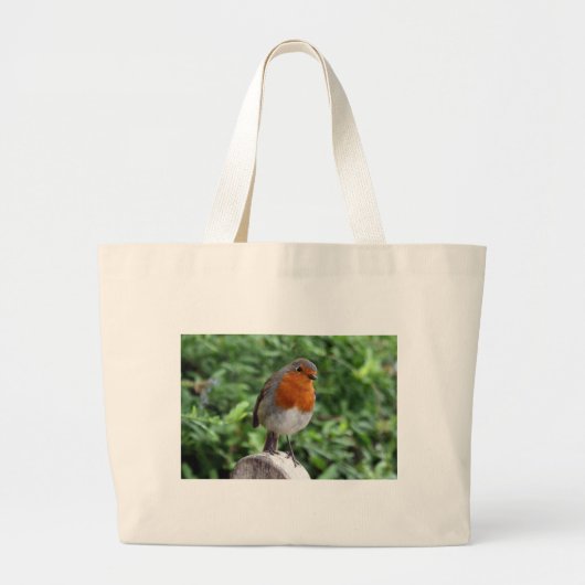 British Robin Grote Tote Bag (Voorkant)