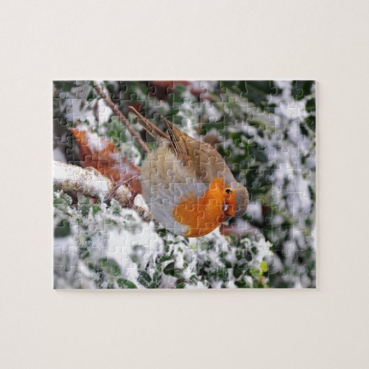 British robin redborst legpuzzel (Horizontaal)