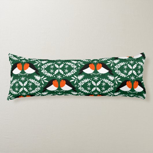 British Robin Redbreast Lichaamskussen (Voorkant)