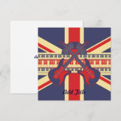 British Rock - Card Invitation Kaart (Voorkant / Achterkant)