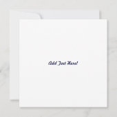 British Rock - Card Invitation Kaart (Achterkant)