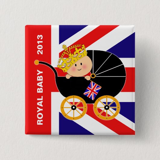 British Royal Baby Button (Voorkant)