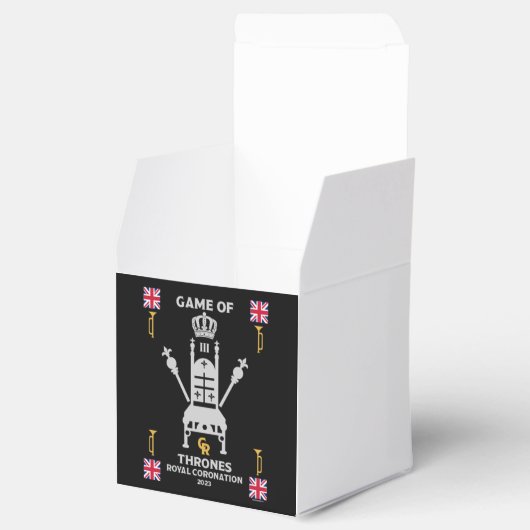 British Royal Coronation King Charles III Bedankdoosjes (Geopend)