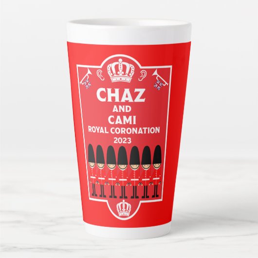 British Royal Coronation King Charles III Latte Mok (Voorkant)