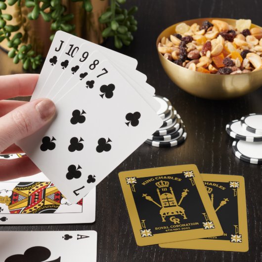 British Royal Coronation King Charles III Pokerkaarten (Insitu)