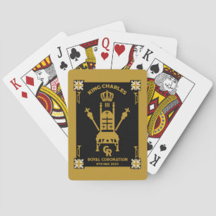 British Royal Coronation King Charles III Pokerkaarten