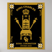 British Royal Coronation King Charles III Poster (Voorkant)