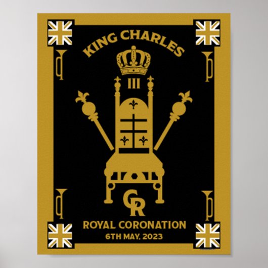 British Royal Coronation King Charles III Poster (Voorkant)