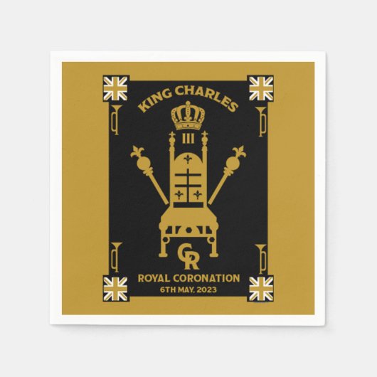 British Royal Coronation King Charles III Servet (Voorkant)