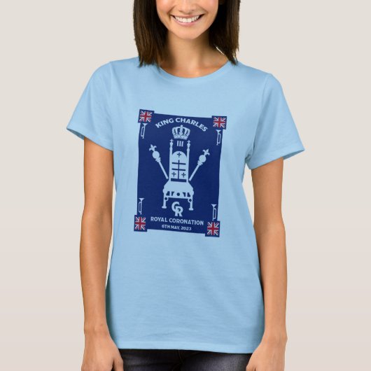 British Royal Coronation King Charles III T-shirt (Voorkant)
