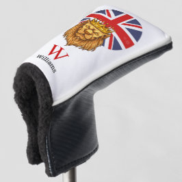 BRITISH Royal Lion Crown Golf Head Hoesje Golfheadcover