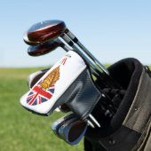 BRITISH Royal Lion Crown Golf Head Hoesje Golfheadcover (Insitu)