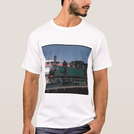 British Rys 0-4-4 T "Dunrobin_Trains of the World T-shirt (Voorkant)