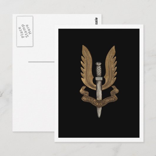 British SAS Briefkaart (Voorkant / Achterkant)