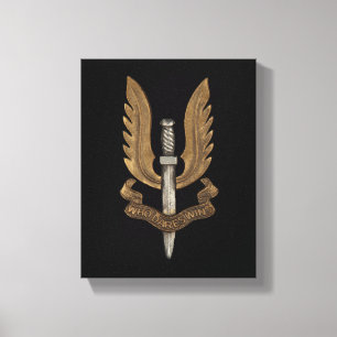 British SAS Canvas Afdruk
