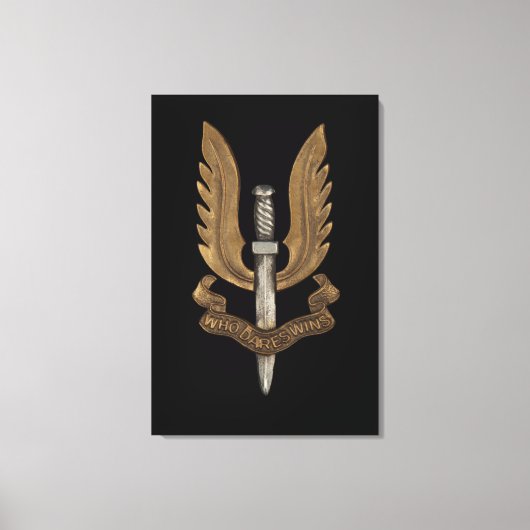 British SAS Canvas Afdruk (Voorkant)