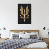 British SAS Canvas Afdruk (Insitu (Slaapkamer))