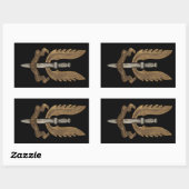 British SAS Rechthoekige Sticker (Vel)