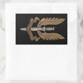British SAS Rechthoekige Sticker (Tas)