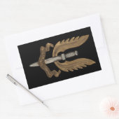 British SAS Rechthoekige Sticker (Envelop)