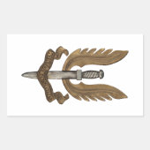 British SAS Rechthoekige Sticker (Voorkant)
