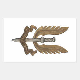 British SAS Rechthoekige Sticker