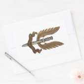 British SAS Rechthoekige Sticker (Envelop)