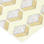 British School Cake Vanilla Slice Rainbow Sprinkle Tafelkleed (Gekanteld)