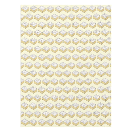 British School Cake Vanilla Slice Rainbow Sprinkle Tafelkleed (Voorkant)