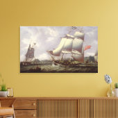 British Schooners Canvas Afdruk (Insitu (Woonkamer))