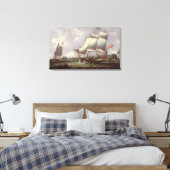 British Schooners Canvas Afdruk (Insitu (Slaapkamer))