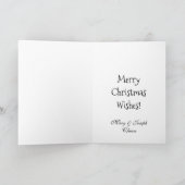 British Scrooge Queen Victoria Kerstmis Feestdagen Kaart (Binnen)