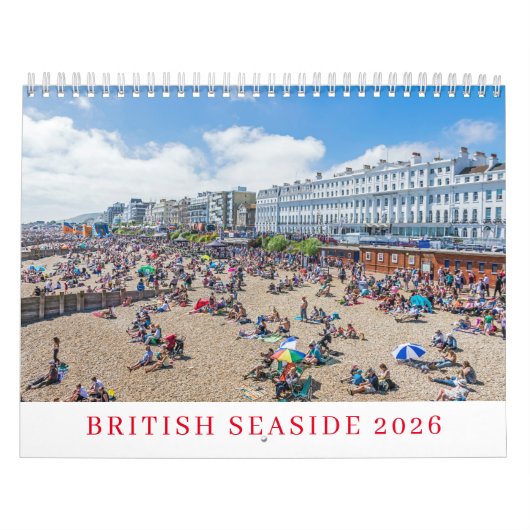 British seaside 2026 calendar kalender (Hoes)