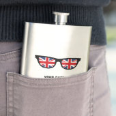 British Shades aangepaste kolf Heupfles (Voorbeeld)