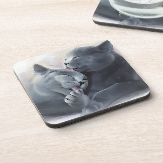 British Shorthair Bier Onderzetter (Linkerzijde)