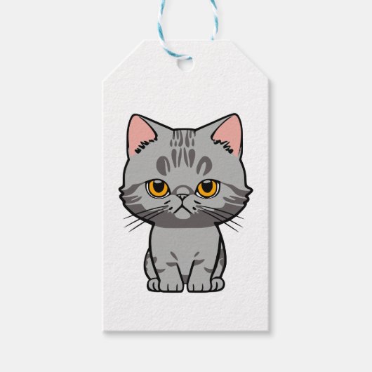 British Shorthair Cadeaulabel (Voorkant)