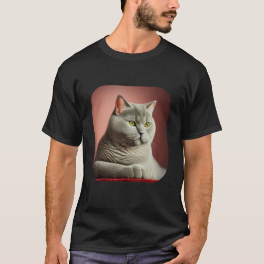 British Shorthair Cat 5 T-shirt (Voorkant)