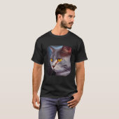 British Shorthair Cat 7 T-shirt (Voorkant volledig)