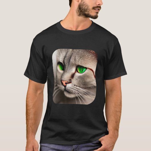 British Shorthair Cat 8 T-shirt (Voorkant)