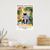 British Shorthair Cat on a Toilet Print - Matisse (Keuken)