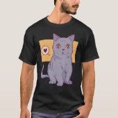 British Shorthair Cat Owner Animal Cute T-shirt (Voorkant)