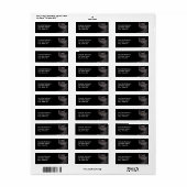 British Shorthair Cat Return Label (Full Sheet)