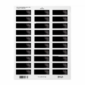 British Shorthair Cat Return Label (Full Sheet)