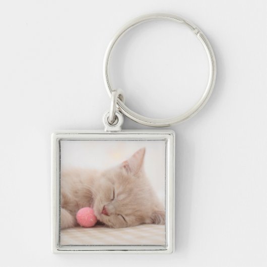 British Shorthair Cat Sleutelhanger (Voorkant)