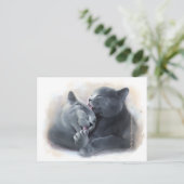 British Shorthair cats Briefkaart (Staand voorkant)