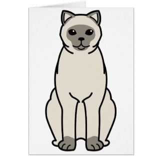British Shorthair Colorpunts Cat Cartoon